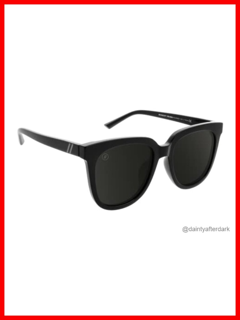 Polarized Butterfly Sunglasses with Acetate Temples UV Protection